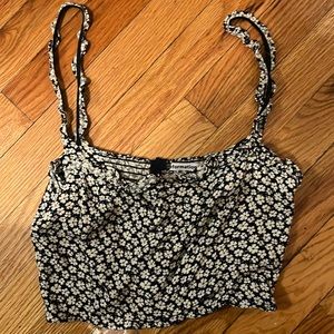 Reformation Floral Crop Top
